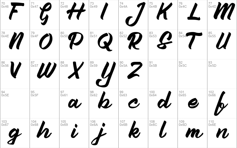 Aleena (demo) font
