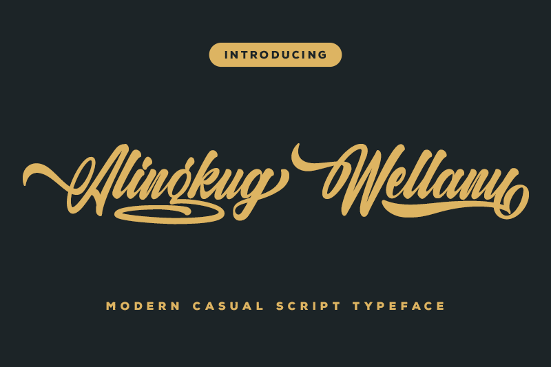 Alingkug Wellany font