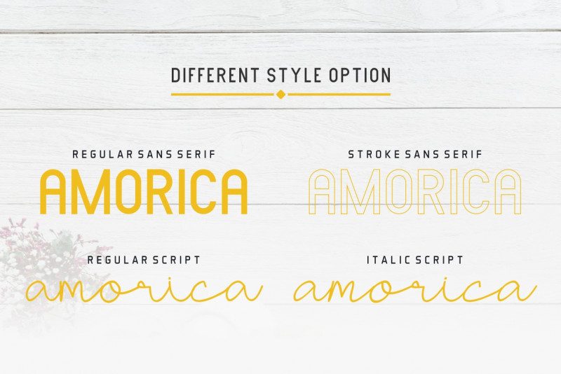 AMORICA SANS DEMO font