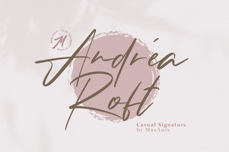 Andrea Roft Personal Use font