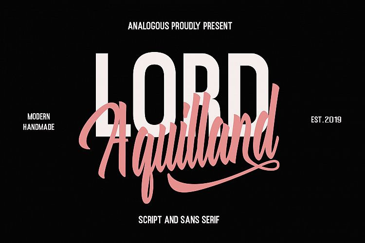 Aquilland  font