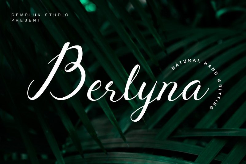 Berlyna Demo font