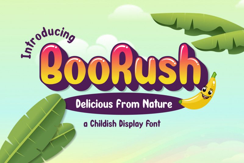 BooRush font