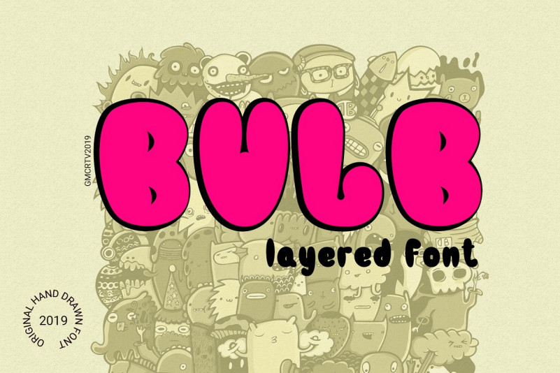 Bulb font