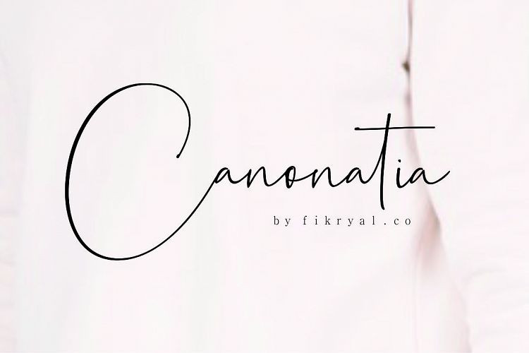 Canonatia font