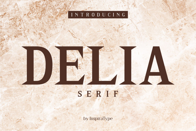 DELIA Bold FREE font