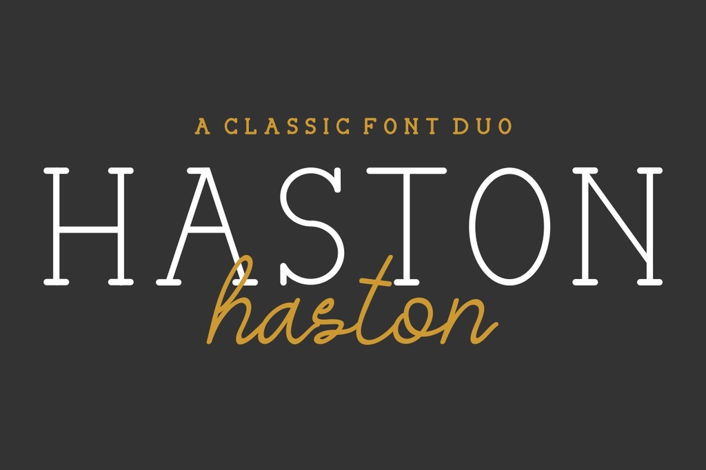 HASTON font