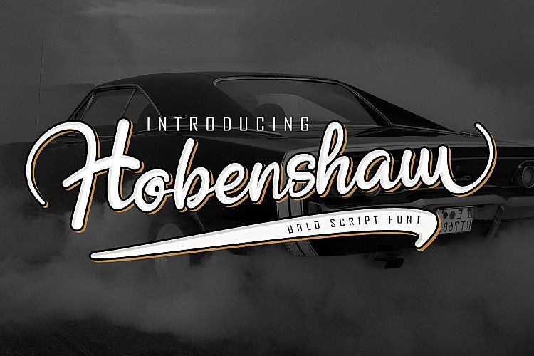 Hobenshaw font