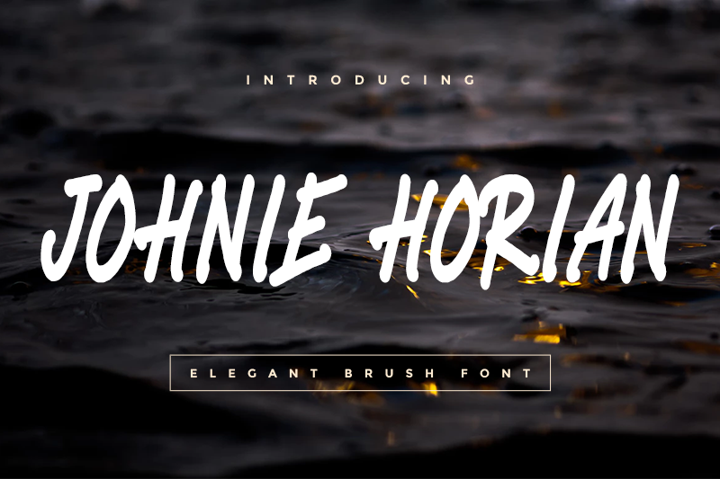 Johnie Horian font