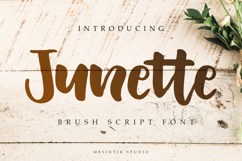 Junette DEMO font