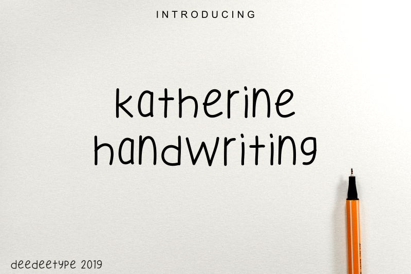 Katherine Handwriting font
