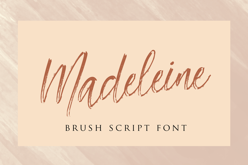 Madeleine font