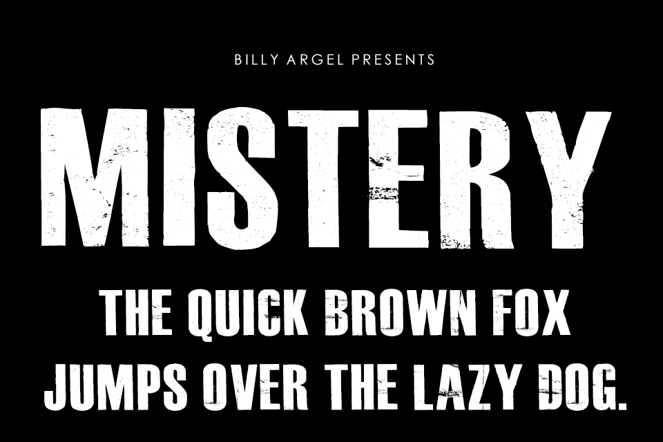Mistery Personal Use font