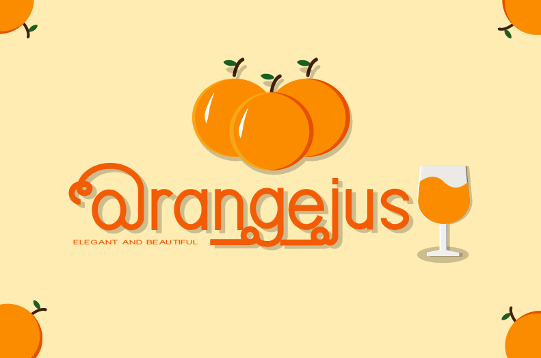 Orangejus Demo font