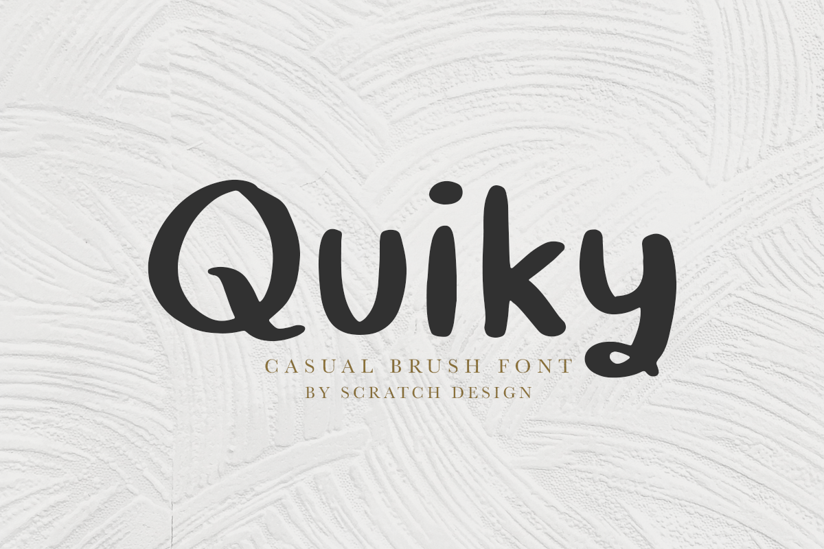 Quiky font