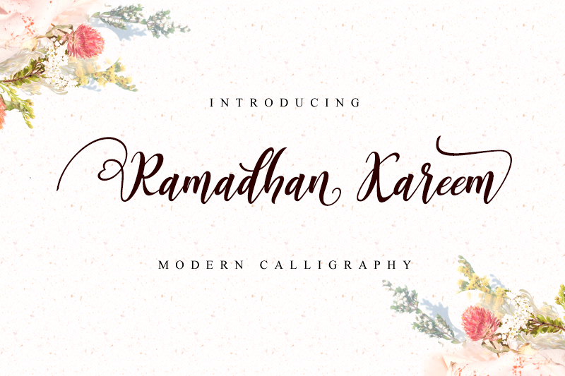 Ramadhan Kareem font