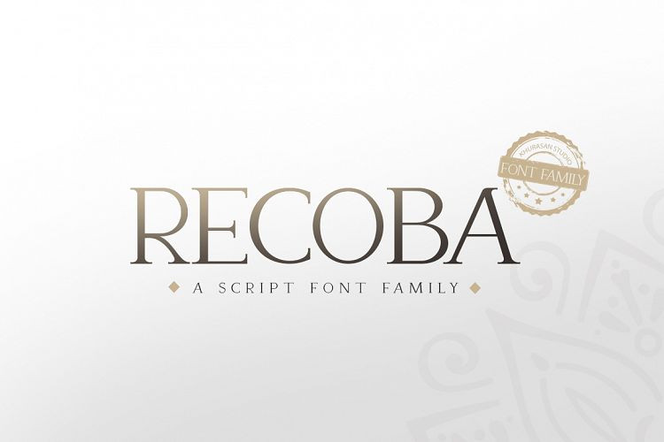 Recoba font