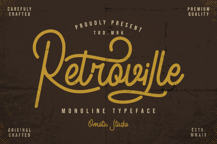 Retroville_DEMO font