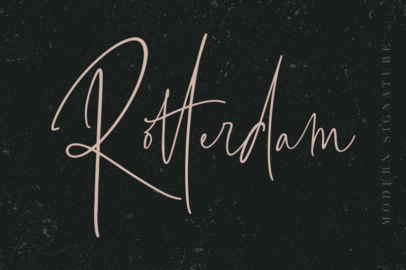 Rotterdam font