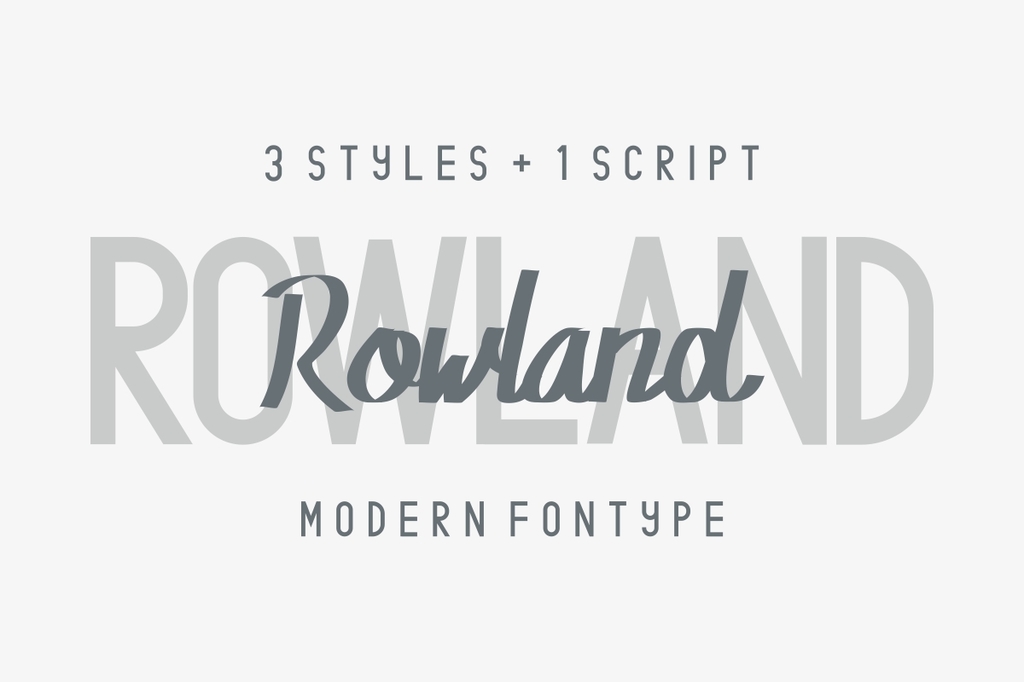 Rowland font