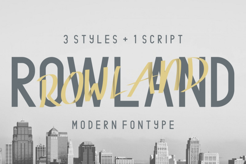 Rowland Demo font