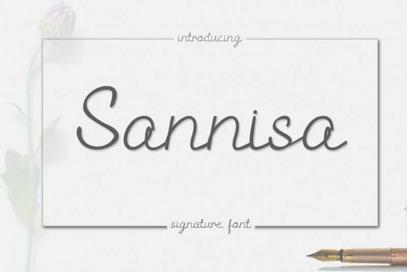 Sannisa font