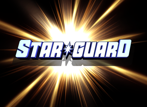 Star Guard 3D Italic font