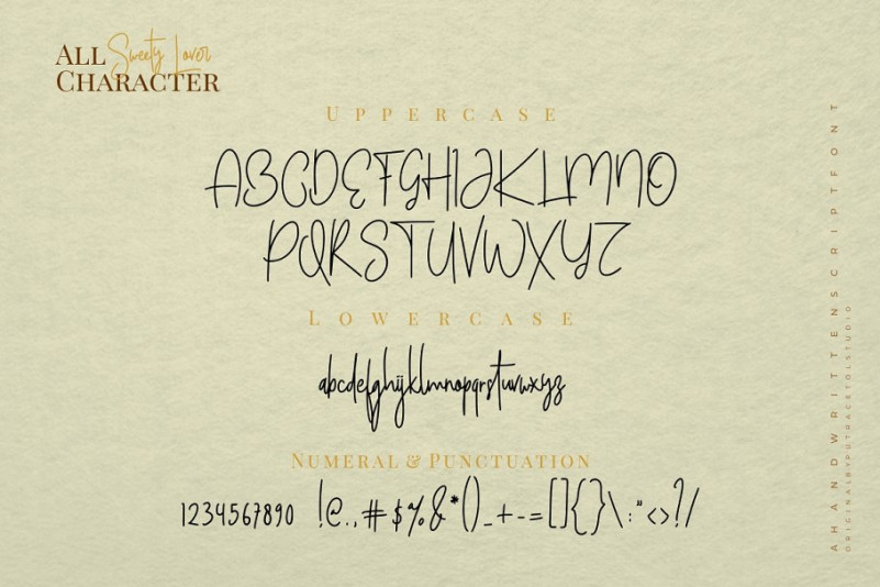 Sweety Lovers Personal Use font