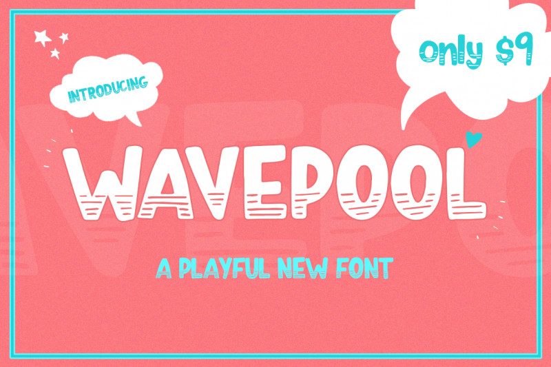 Wavepool font