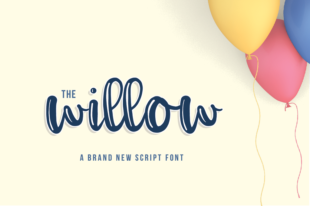 Willow Script font
