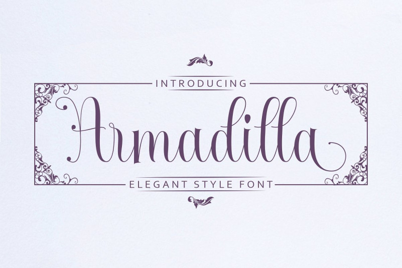 Armadilla font