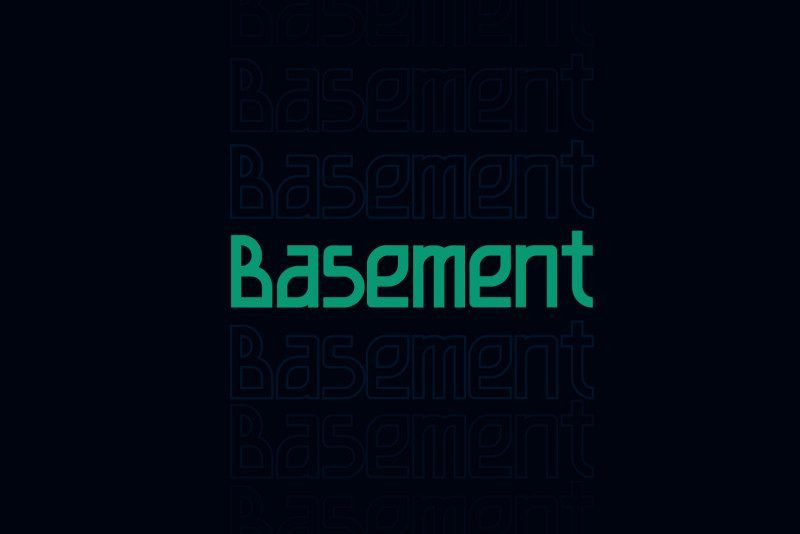 Basement-Medium font