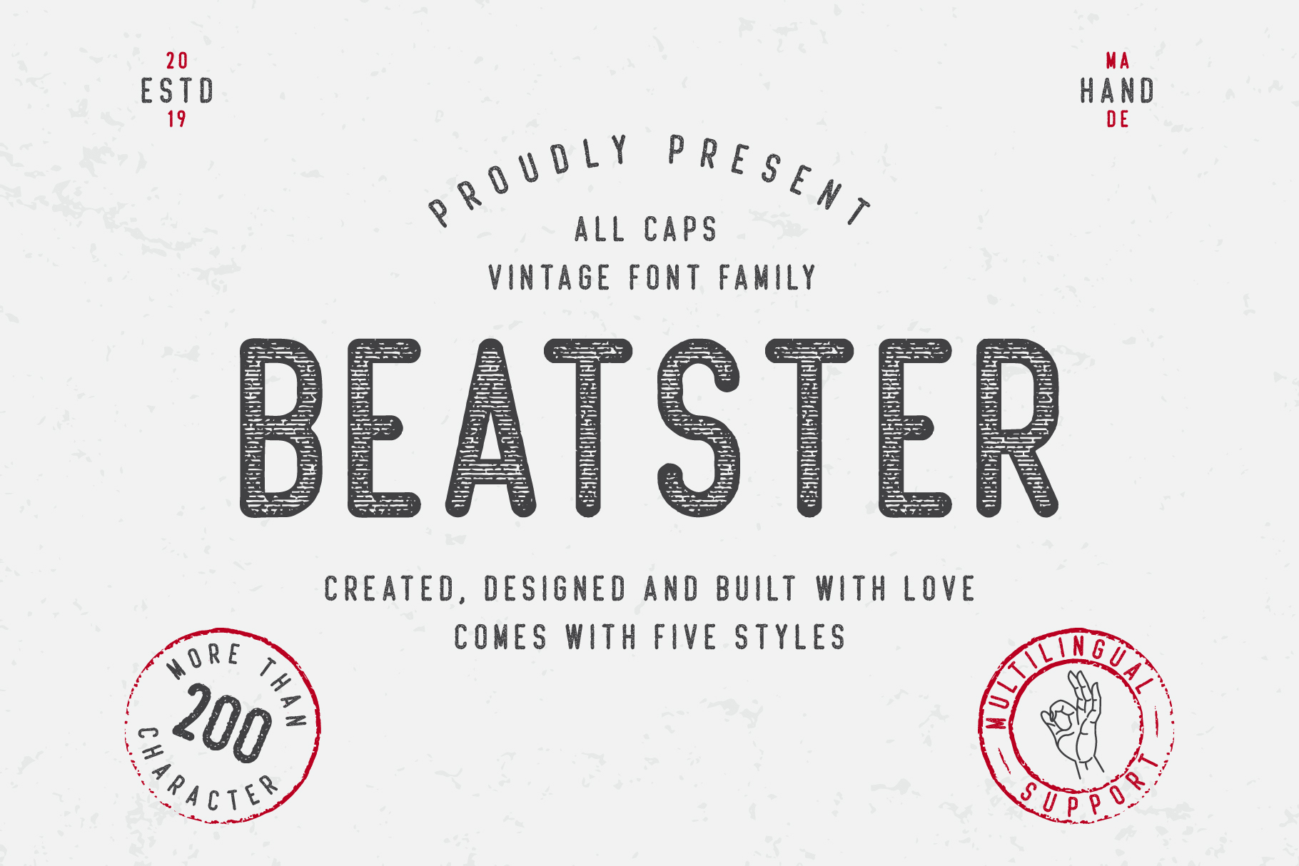 Beatster Demo font