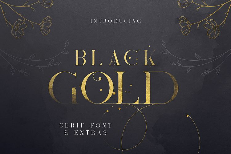 BlackGold font