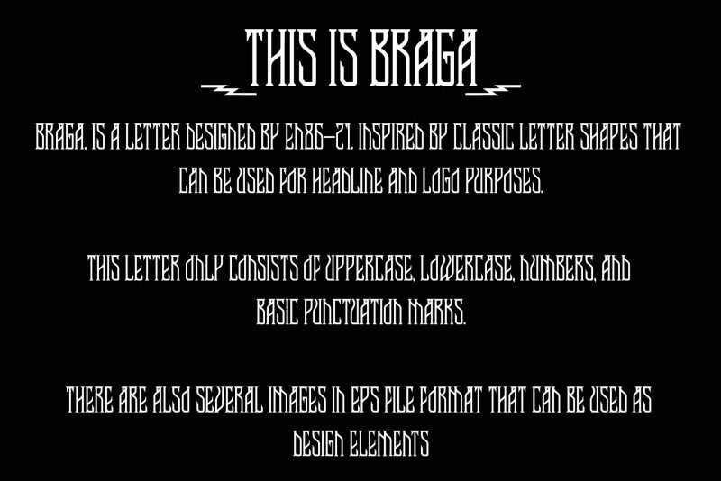 Braga font