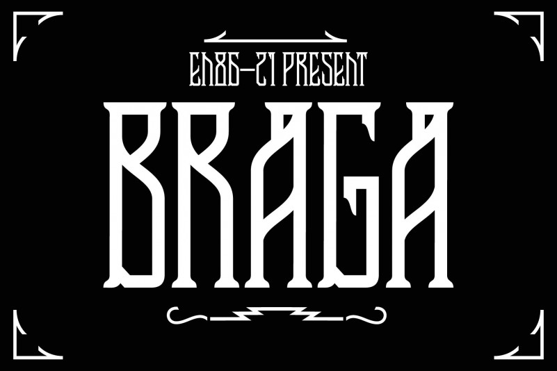 Braga font