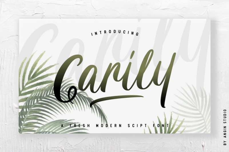 Carily font