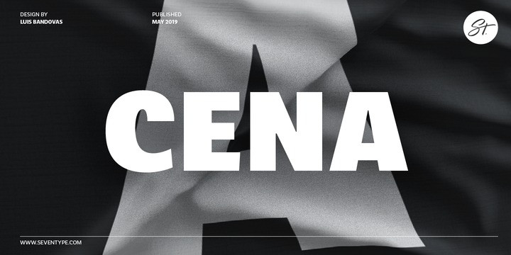 Cena font