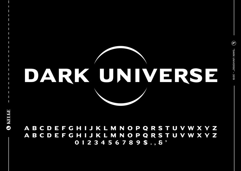 Dark Universe font