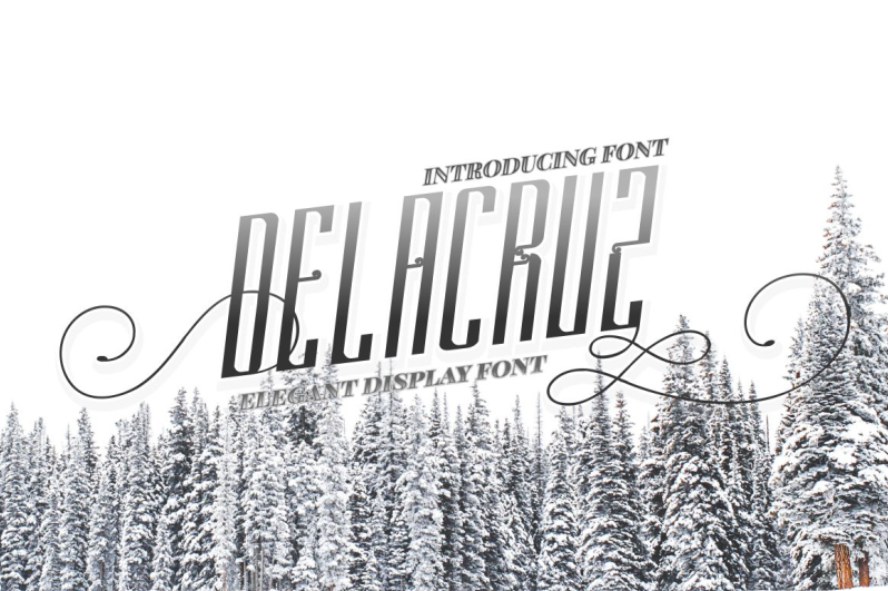 DELACRUZ Personal Use font