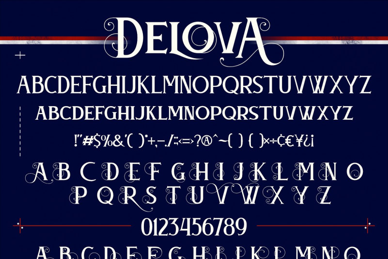 DELOVA font