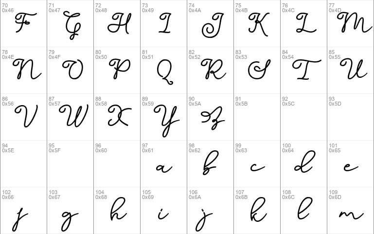 Dinila Script font