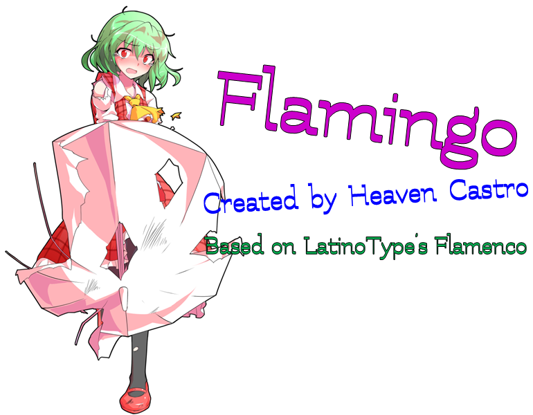 Flamingo font