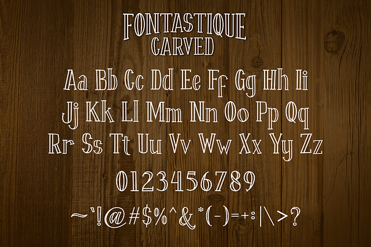 Fontastic Carved