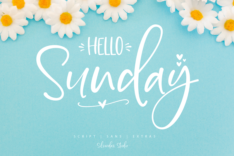 Hello Sunday DEMO font