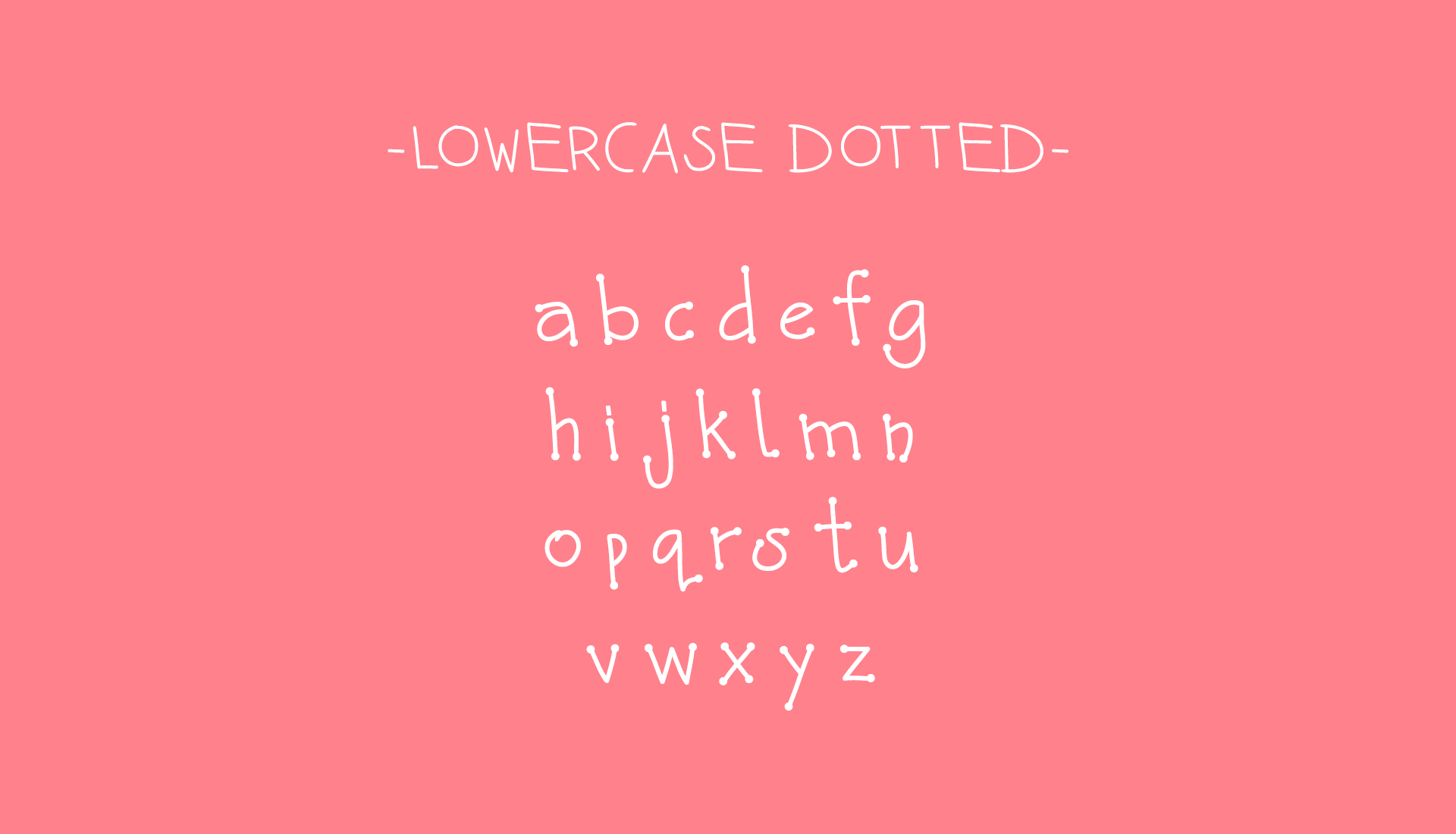 Kunette Kid Dot font