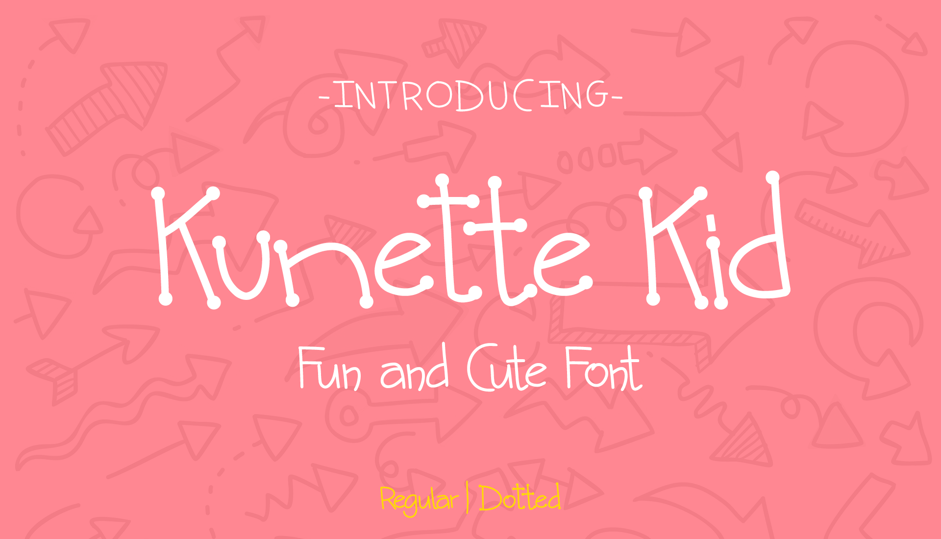Kunette Kid Dot font