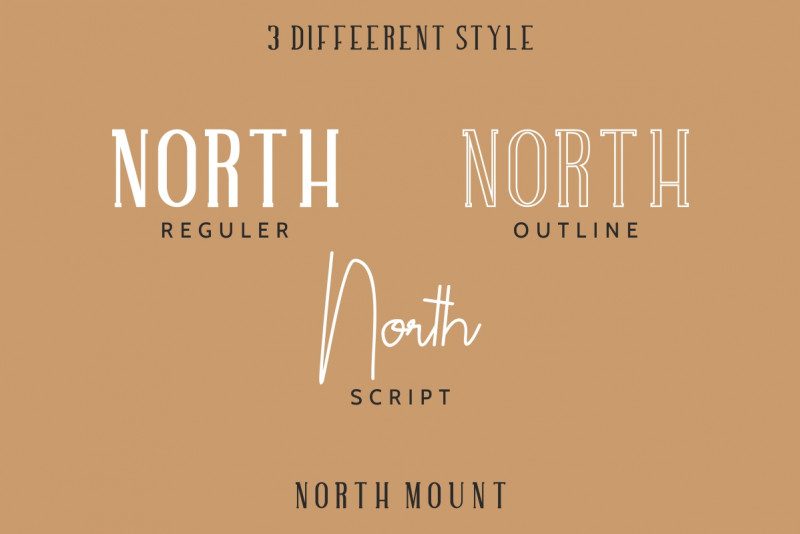 NORTH MOUNT DEMO font