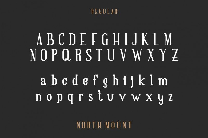 NORTH MOUNT DEMO font