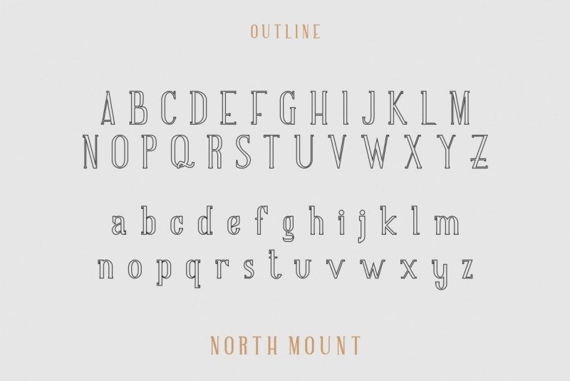 NORTH MOUNT DEMO font